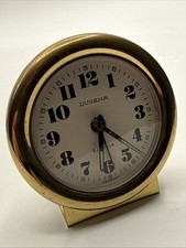 DUGENA Reisewecker 2 JEWELS Handaufzug, Edles Design,  #16b