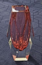 Murano Vase Blockvase rosa