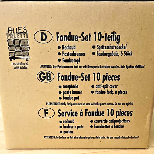 Fondue set tlg - fondue-set, 10-tlg.