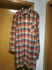 CDM Hemd M  Arbeitshemd Flanellhemd extra lang neu 39 / 40 orange