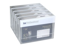 5 x Panasonic MiniDV Kassette