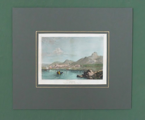 Zypern 1840 handkolorierter