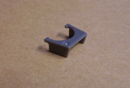 Lego visier helmzubehör - visier, grau