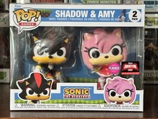 Funko Pop Figur Games Sega Sonic The Hedgehog Shadow & Amy 2 Pack Flocked