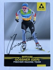 original signierte Biathlon Autogrammkarte Miriam Neureuther geb. Miriam Gössner