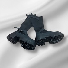 Schwarze Damen Boots mit