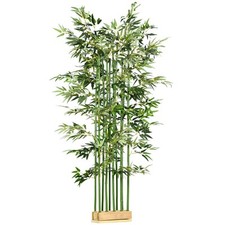 Künstlicher Bambus 180 cm Kunstpflanzen im Zementtopf, Zimmerpflanze