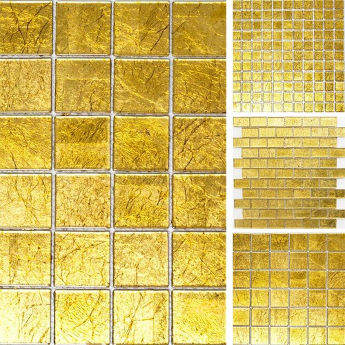 Gold mosaik glasmosaik - mosaik,