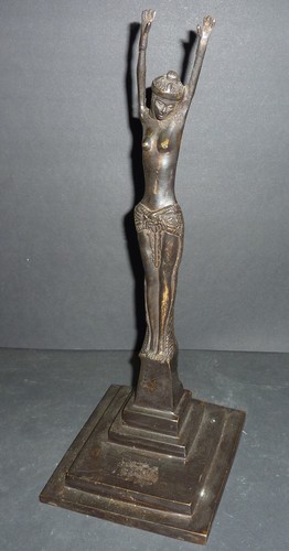 Art déco odaliske - odaliske, bronze