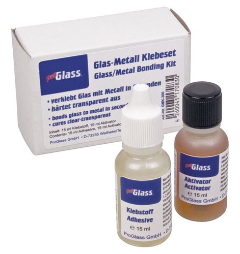 Glas metall kleber klebeset - glas-metall, kleber/klebeset