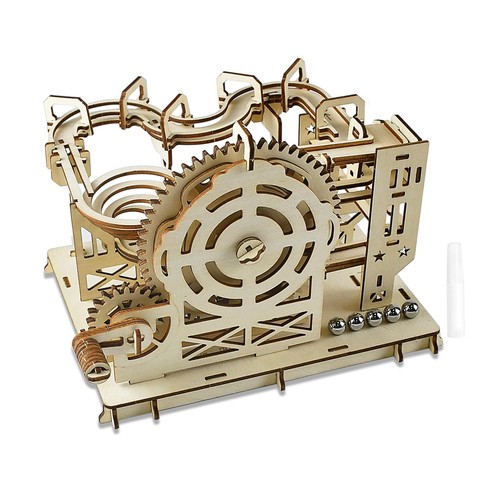 Puzzle holz murmelbahn - 3d,