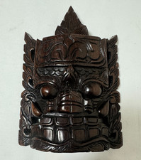Handgeschnitzte Holz Maske