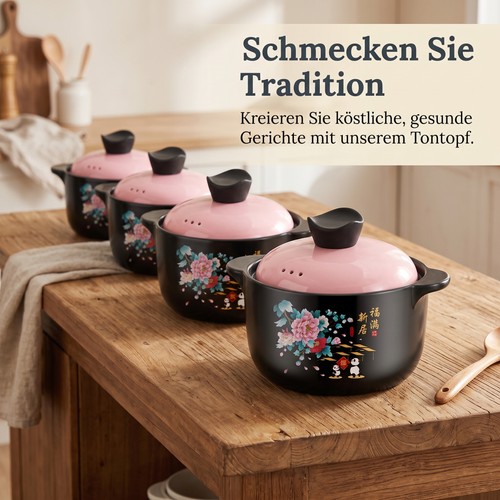 Schmortopf aus keramik gas - schmortopf,