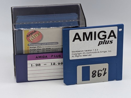 Amiga plus magazin disketten - plus,