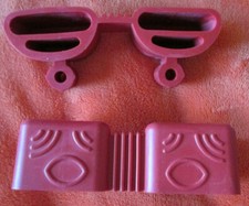 Endkappe Ersatz Kappe Duo-Kappe Gummikappe f. Lattenrost, 1 Stück, rot (Tüte)