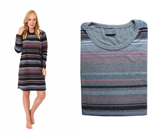 Damen frottee kurznachthemd - frottee,