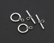 2/10 Sets Knebelverschluss