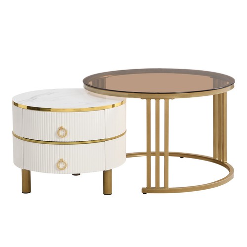Couchtisch in1 runder - couchtisch,