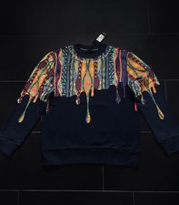 🧊 Brandneu Carlo Colucci Sweater Pullover Knitwear Coogi Style Trui Winter