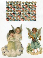 Oblaten scrap die cut chromo