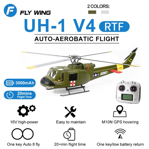 Flywing uh1 hubschrauber - rc,