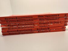 6x Mentor Repetitoren - vintage Rechenbücher  - Mathe - 60er Jahre - Schule -