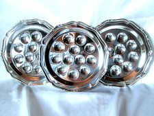 Set 3 TELLER (12) SCHNECKEN +