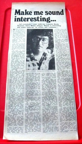 Randy newman vintage original - vintage,