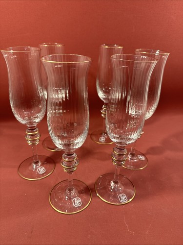 Vintage set sekt champagner - set, 6