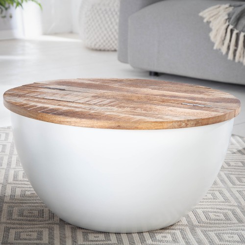 Runder couchtisch industrial - runder,
