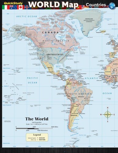 World map countries guide - countries, ~