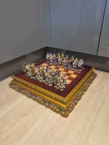 Vintage schachspiel fantasy - vintage,