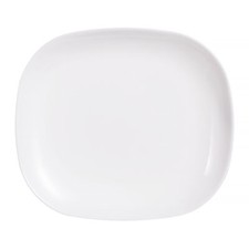 Speiseteller Essteller Luminarc Teller Hartglass Flachteller Geschirr 28x23 cm