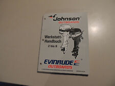 Werkstatthandbuch Johnson  Außenborder 1996 1997 2  2.3  3.3  3 4 5 6 8 PS