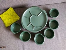 Fondue Set - 6 Fondueteller + 6 Schälchen sigg switzerland Schweiz - unbenutzt 