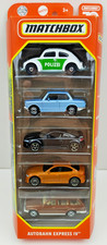 Matchbox Autobahn Express IV 5er Pack BMW 2002 Audi TT Käfer Mercedes 2022 OVP