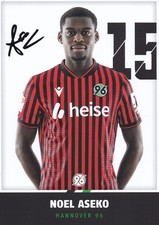 Autogrammkarte Noel Aseko -