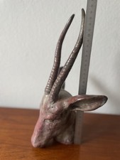 Art Deco Keramik Antilope Kopf