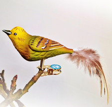 ❀ Goldammer Glas Vogel