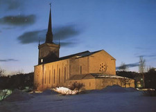 AK Norwegen Narvik Die Kirche