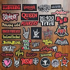 Flicken zum Aufbügeln Bügelflicken Aufbügler Rock Patches Stoff Aufbügelflicken