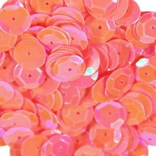 Pailletten Rosa, irisierend gewölbt 8 mm, 17g, basteln, nähen Styropor Deko PF20