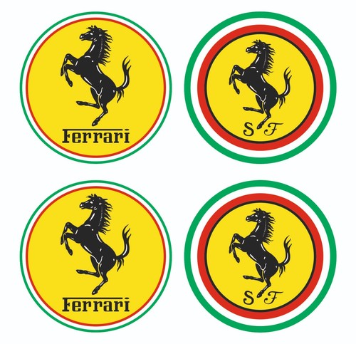 Ferrari aufkleber 4x6cm - ferrari,