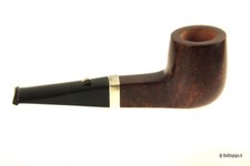 Pfeife L'Anatra - 1 goldenes Ei - mit  Silberring - Billiard