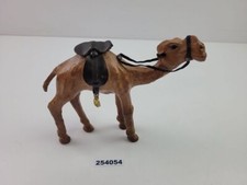 Figur Dromedar mit Sattel Holz Dekoration Vintage exotisches Flair #254054