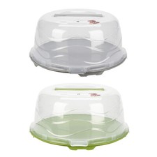 2x Tortenbehälter Rund Deckel