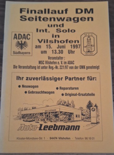 Programm speedway sandbahn - ,