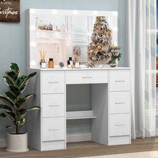 Großer Schminktisch mit 11