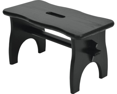 Tritthocker holz schwarz - tritthocker,