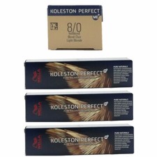 Wella Koleston 3 x 60 ml 8/0